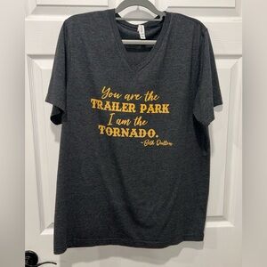Beth‎ Dutton Tornado Quote Women’s XL Tee Bella+Canvas Gray